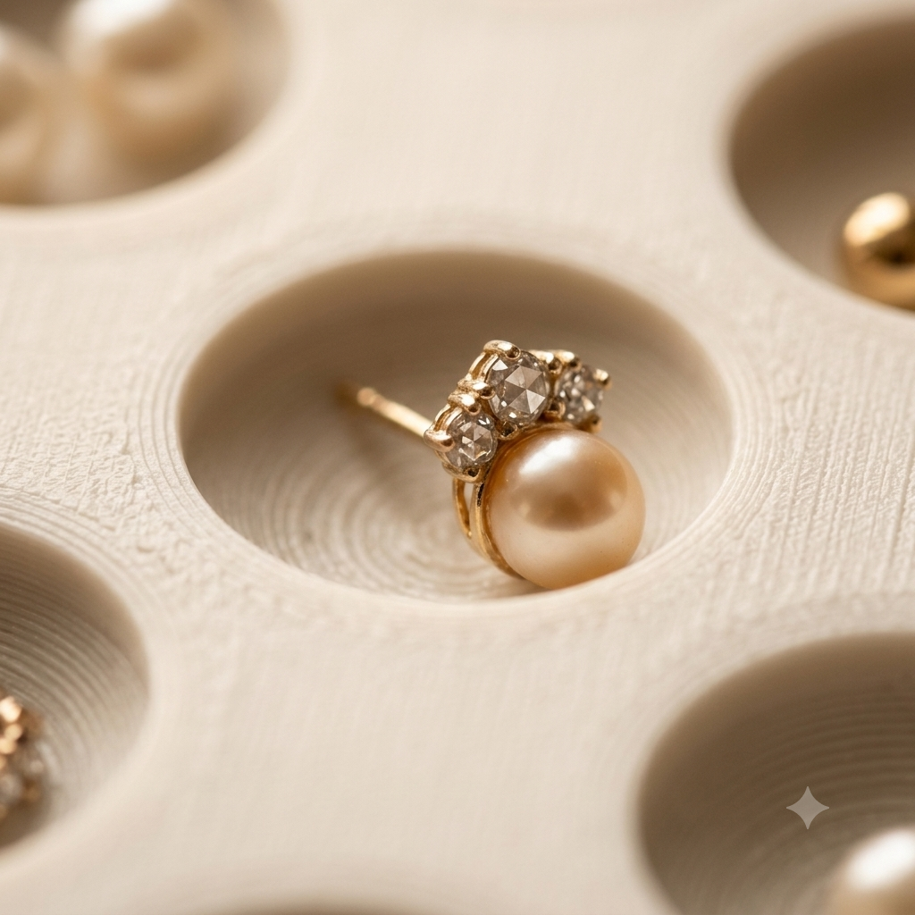 Dressoir Earring Organiser — Custom 3D Printed Jewellery Tray