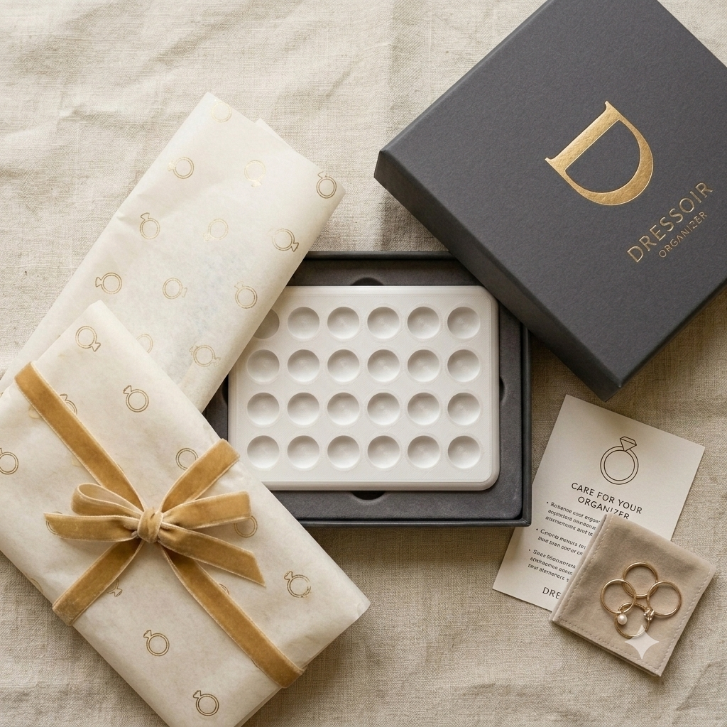 Dressoir Earring Organiser — Custom 3D Printed Jewellery Tray